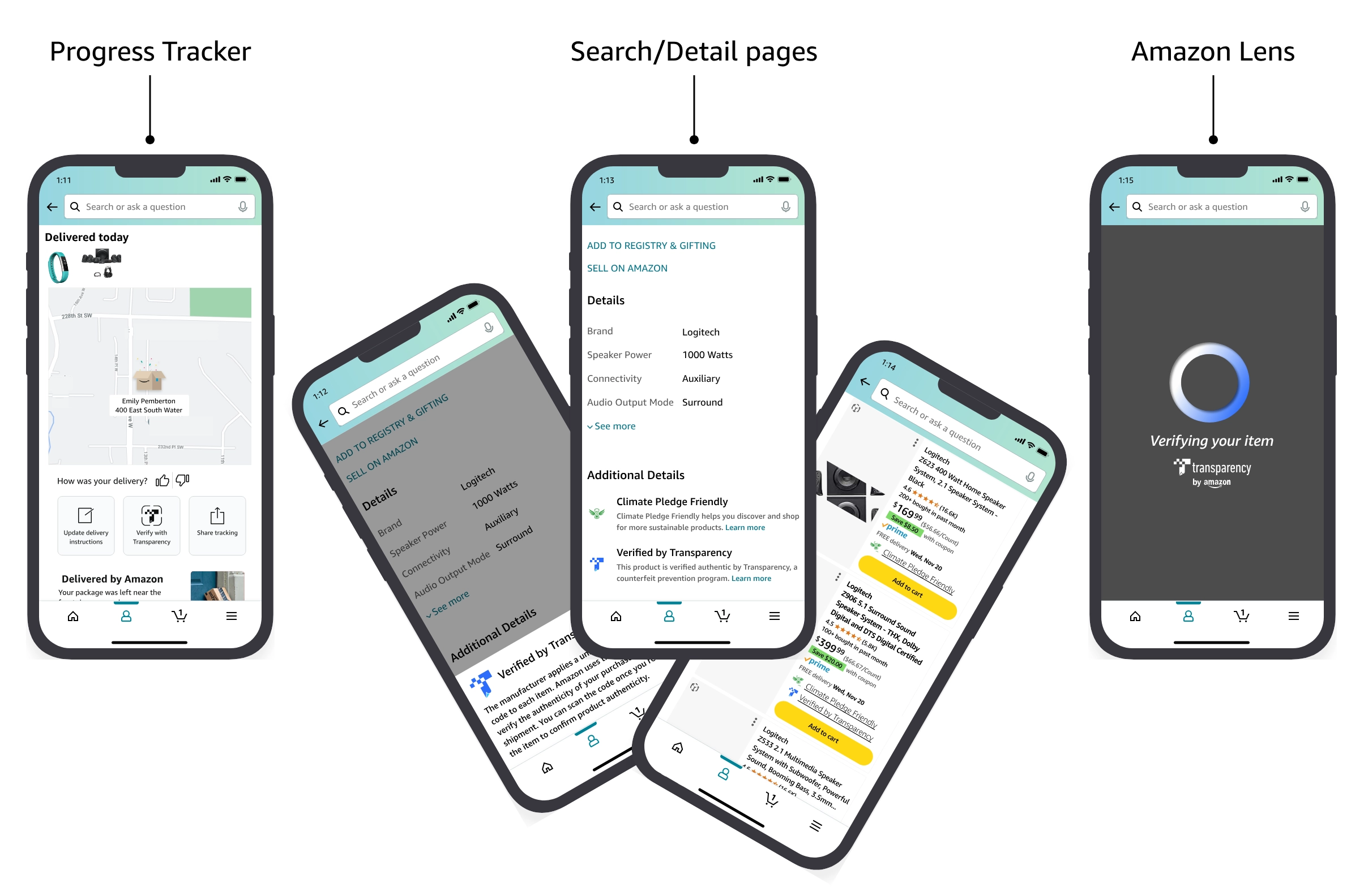 Amazon Transparency visual